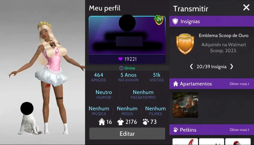 Conta Antiga Nível 49 - Conta Full Híbrida - Rara!
