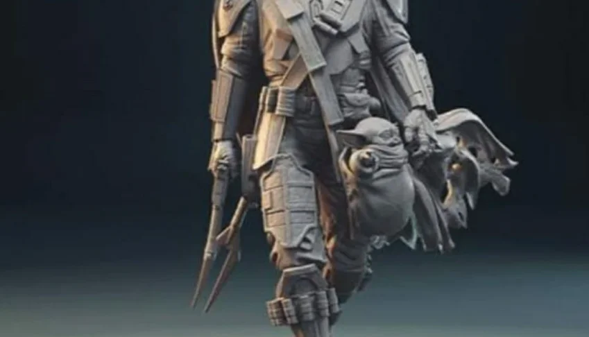 SW Mandalorian -STL 3D
