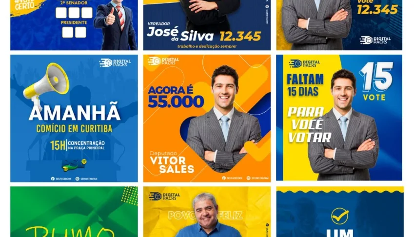 30 artes Pack politico