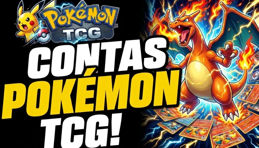 🎮🪼 Contas Pokemon TCG 🐦‍🔥💾