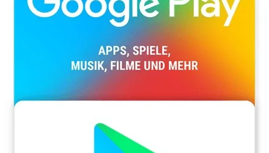 Gift card Google play store