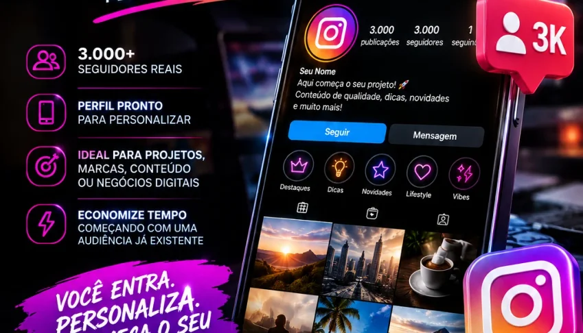 Rede social com 3k+ seguidores🔥