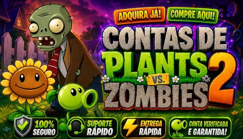 Contas Plants Vs. Zombies 2 (Full Acesso)
