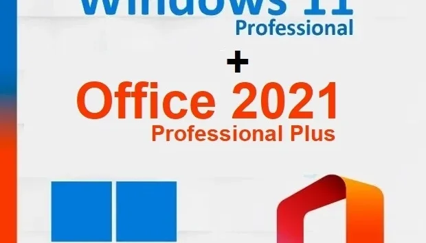 Licença Key Windows 11 Pro + Office 2021 Pro plus