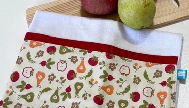 Pano de Prato Artesanal Frutas