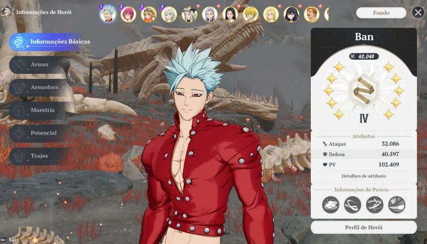Conta The Seven Deadly Sins Origin 100% Endgame Varios P10
