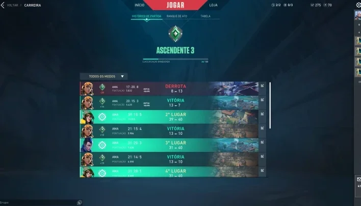 Conta Valorat + LoL