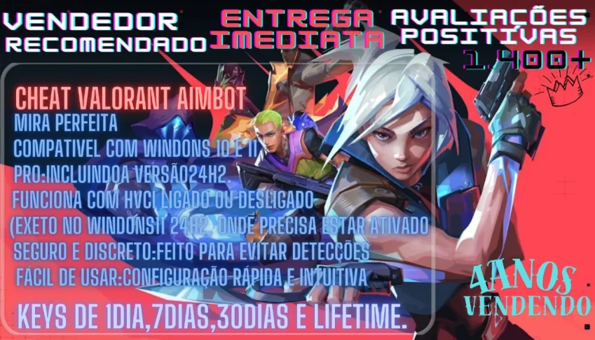 Valorant Cheat Aimbot com Bypass