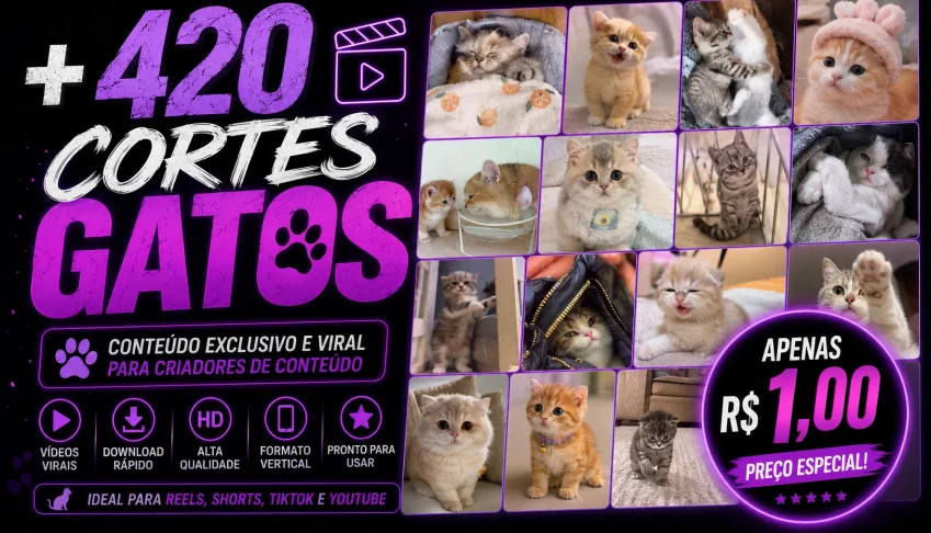 + 420 cortes Gatos