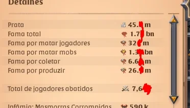 Conta Na 1.7Bn Main Metamorfo Foco Em Pvp E Coleta