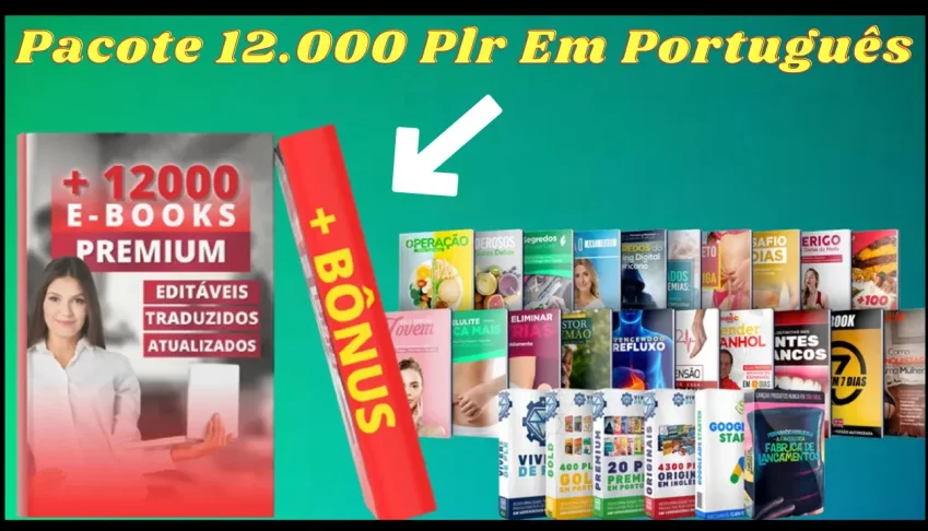 Pacote 12.000 Plr Em Português + Entrega Automática