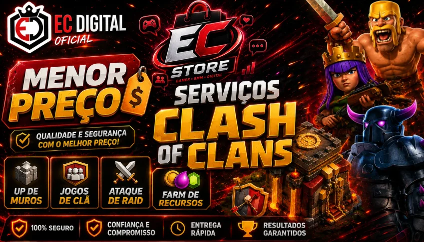 [Menor Preço]Ataques De Raid, Farms, Up De Muros, Missões