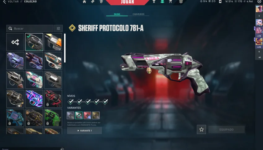 Conta Valorant Lvl 215|Champions 23, 24 E 25