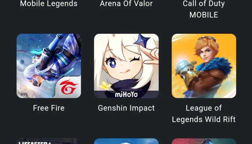 Top up all games