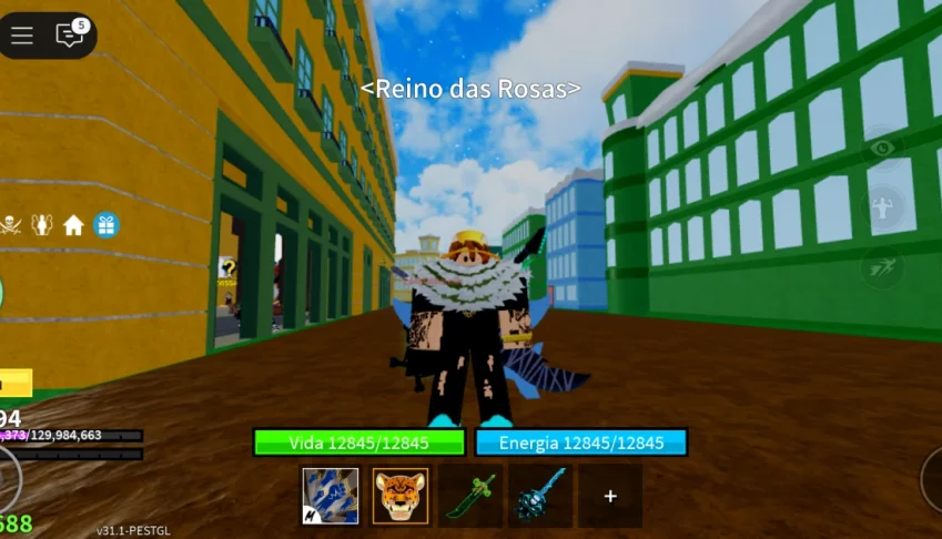 Conta upada e gemada do Roblox