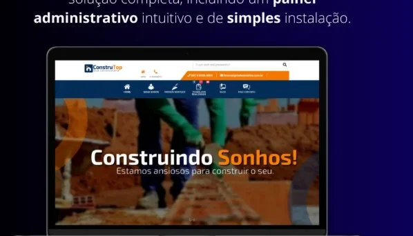 Script de Site de Construção Civil com Painel Administrativo