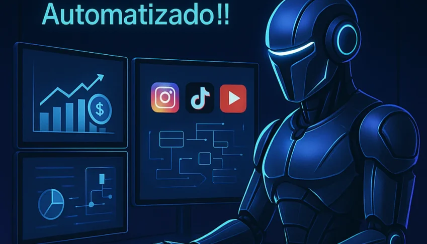 Ganhe dinheiro fácil com IG/TikTok/Youtube Automatizado!!!