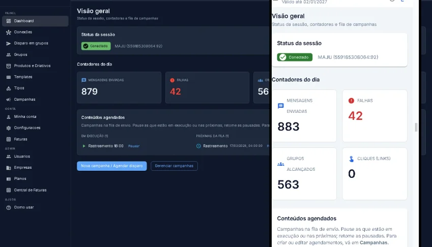 🚀 Mega Pack 6 Em : Disparador Wa (Celular/Pc)