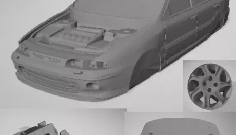 STL Fiat Marea Weekend para impressão 3D