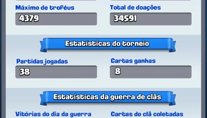 Conta Clash Royale Liga 1