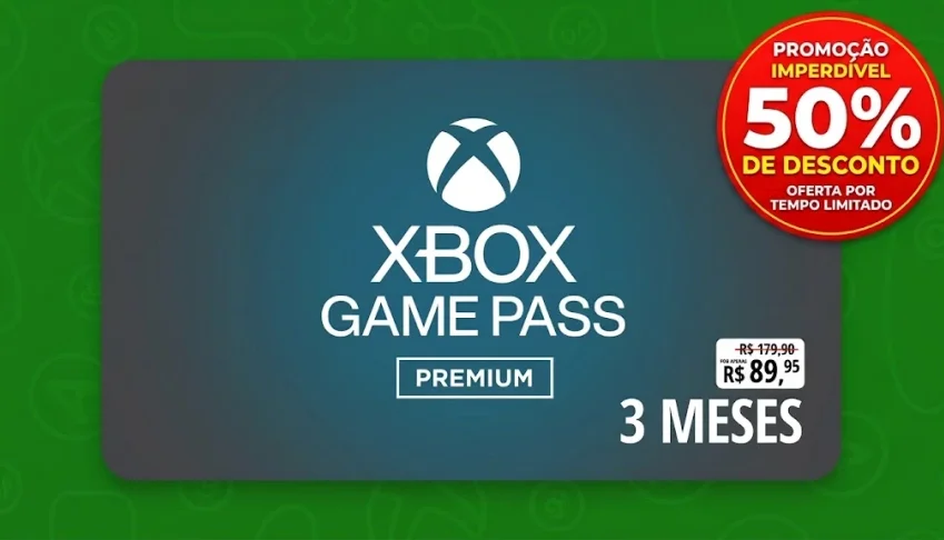 Xbox Game Pass Premium 3 Meses (Brasil)