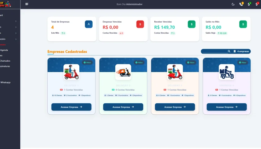 Script SaaS Delivery Multi-Empresas PHP & MySQL