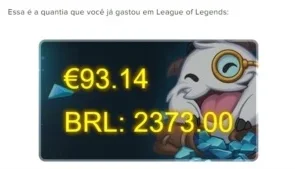 CONTA LOL R$ 2800+ EM RP - 224 SKINS - 277 ICONES