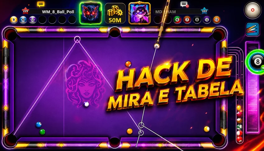 Hack 8 ball Pool Mira Infinita + Tabela [ATUALIZADO]