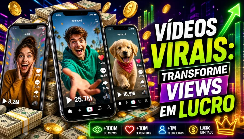 Vídeos Virais para Reels + de 1 Milhão de Conteúdos Prontos