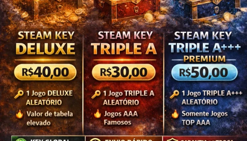 Steam Key AAA (Deluxe / Triple A / Triple A+++) ENVIO RÁPIDO
