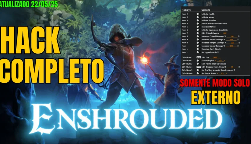 Enshrouded Hack completo 2025 Externo [somente modo solo]