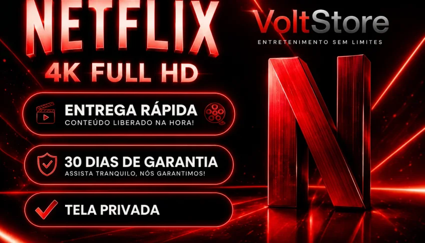 NETFLIX 4K • 30 DIAS TELA PRIVADA • [ENTREGA AUTOMÁTICA]⚡