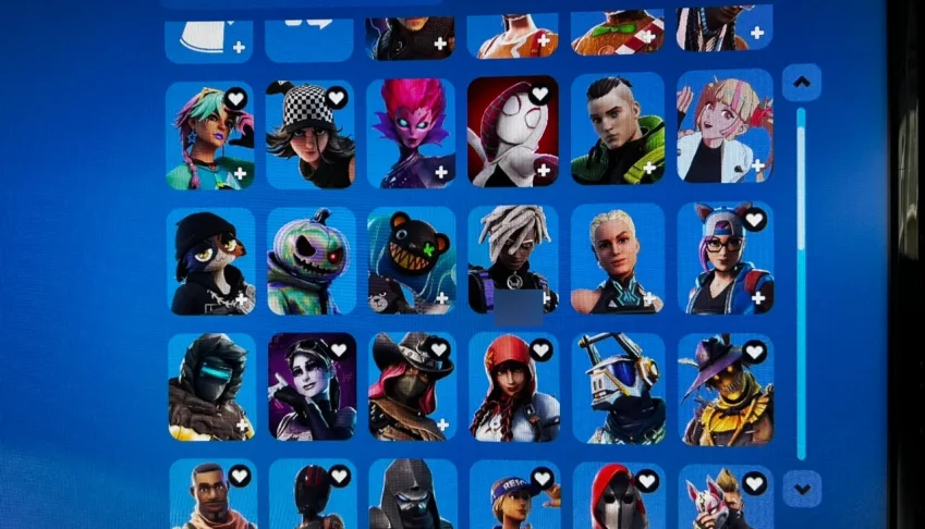 OG Fortnite com Cavaleiro Negro, Ceifador, Mako + 1.200 V-Bu