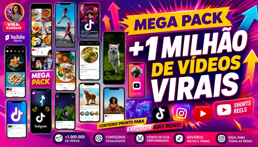 1000+ Esqueletos para Reels Pack Para Viralizar e monetizar