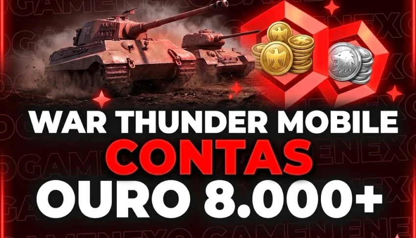 War Thunder Mobile Contas Servidor Global Até 8.000 Ouros +