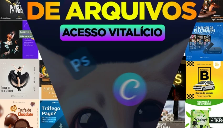 Pacote com mais de 200K de arquivos - Edição de fotos - PLR