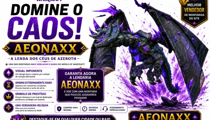 Wow Montaria - Aeonaxx - Draco De Pedra Fosforescente