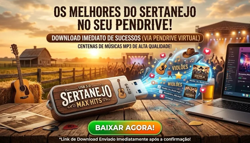🔥 Pendrive Sertanejo 2026 - Os Maiores Sucessos Para Downlo