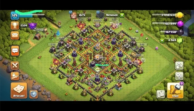 Conta Clash of Clans CV11 Semi-Full