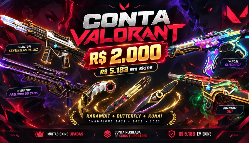 Conta Valorant Completa |