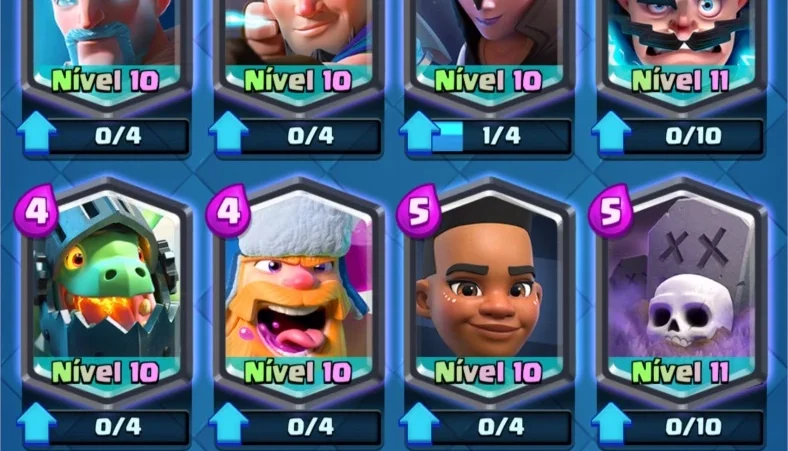 Conta Clash Royale Todas as Cartas Liga 1
