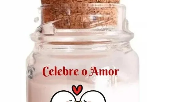 Mini Vela Aromática Brinde Dia dos Namorados 40g