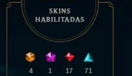 Conta lol - 306 skins (skins raras) investido mais de 3000
