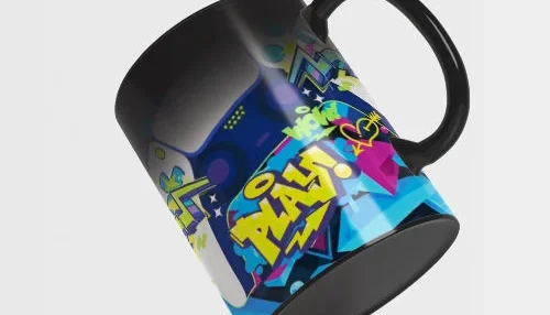 Mockup Caneca Magica Em Gif