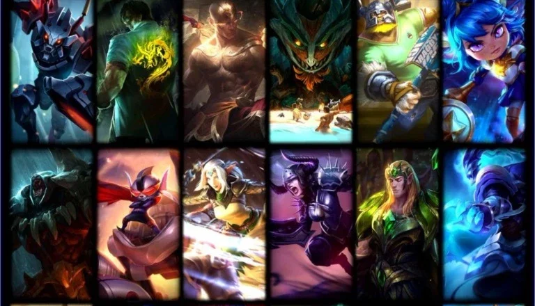 Conta Com borda D4 e Elo atual D5 109 champs e 33 skins