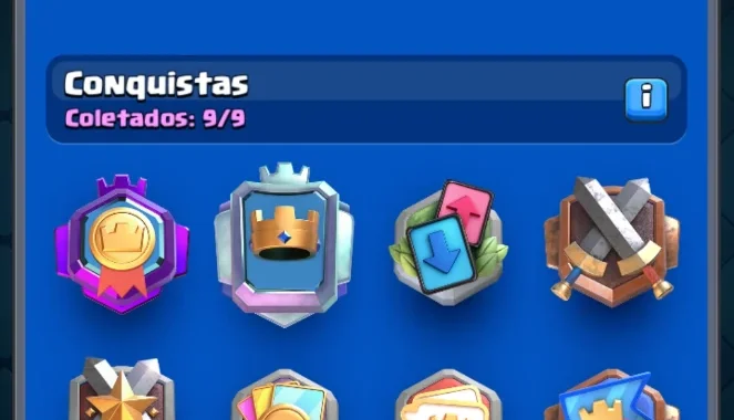Clash Royale +6 anos, 90% Full, +7500 troféus, nível maximo