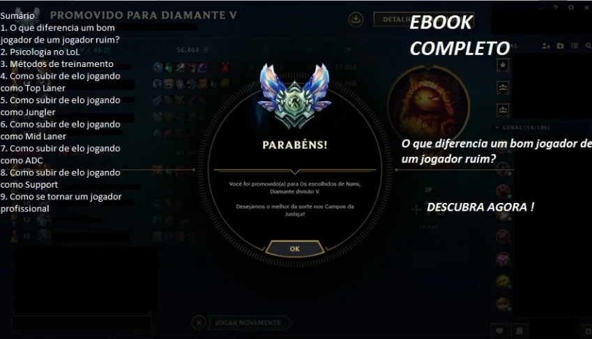 EBOOK PARA SE TORNA UM JOGADOR MELHOR, O MAIS COMPLETO !