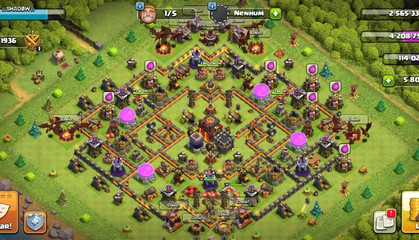 Vendo CV10 quase Full+ conta muito boa do Clash Royale arena