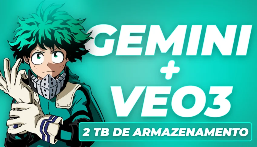 1 Mês Gemini Pro 1000 Créditos No Flow + Veo 3