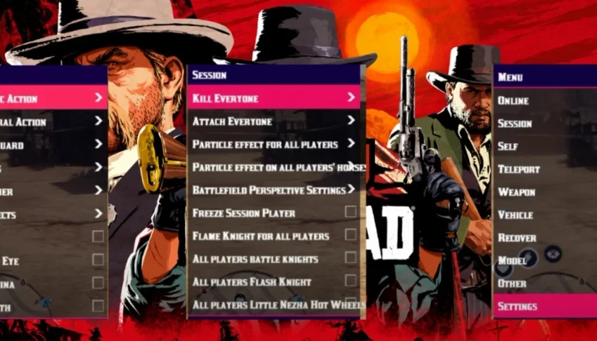 Mod menu Red Dead 2 online lifetime entrega automática